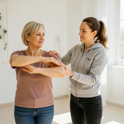 Fysiotherapeut begeleidt patiënt bij schouder- en armklachten in Bergen op Zoom
